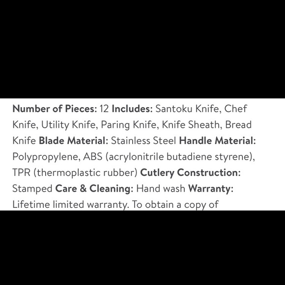 New In Box COPPER Faberware 12 piece Cutlery Knife Set - Picture 8 of 8